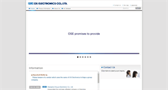 Desktop Screenshot of oselec.com