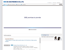 Tablet Screenshot of oselec.com